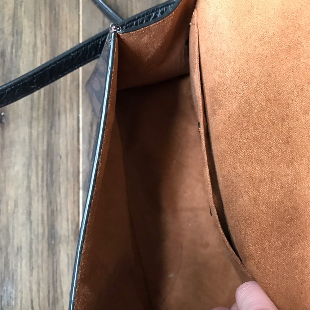Coach Pepper Satchel Crossbody Purse, Signature Canvas / Leather, C7226 - Picture 13 of 16